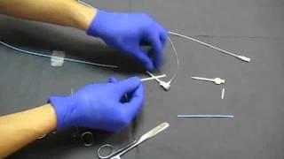 How to shorten a coronary guide catheter