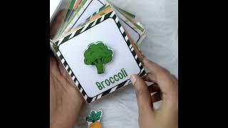 VEGETABLES  Activity Flash cards - Preschool Montessori flash cards