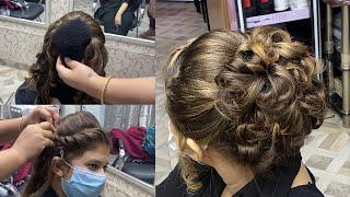 Bun Hairstyles For Medium Hair | Easy Bun Hairstyles with Trick for Wedding & party | prom Hairstyle