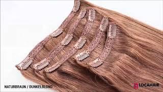 Ombre Locahair - 100% Echthaar Clip In Extensions