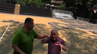 Visitando el FAMOSO parque "RUCKER" donde los mejores BASQUEBOLISTA DE SU ERA jugaron, EN HARLEM NY