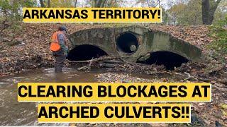 UNCLOGGING CULVERTS IN RURAL ARKANSAS! 12/2024