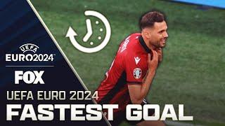 FASTEST goal of Euro Championship History ft. Albania's Nedim Bajrami | UEFA Euro 2024