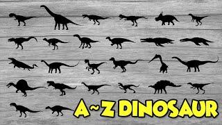 Learn alphabets by dinosaur name | Dinosaur Alphabet A~Z |A.B.C.D.E.F.G.H.I.J.H |공룡이름으로 알파벳배우기,공룡알파벳