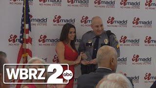 Mothers Against Drunk Driving honors law enforcement officers for drunk driving arrests
