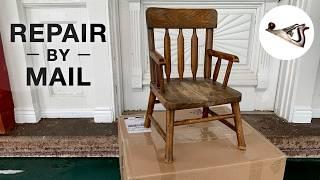 Customer Shipped Us a Difficult Chair Restoration - a Fixing Furniture How-to Video