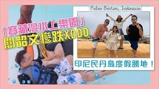 【印尼民丹島vlog】絕美度假勝地！關韶文、焦凡凡直接掉進水裡XD