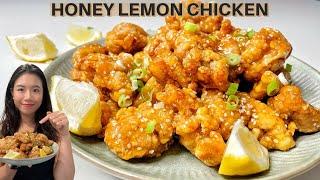 Sweet & Tangy! Chinese Crispy Honey Lemon  Chicken 蜂蜜柠檬鸡 | The best Honey Lemon Chicken Recipe