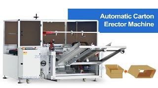 How to use ZONESUN ZS-CF50H Automatic Carton Erector Machine