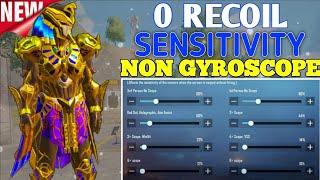 PUBG MOBILE/BGMI NON GYROSCOPE SENSITIVITY SETTING 2024| Without Gyro Sensitivity Settings In 2024