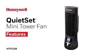 Honeywell QuietSet® Mini Tower Fan HTF210 - Product Features