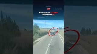 Bugatti Chiron Crash accident in Morocco  حادث بوغاتي شيرون في المغرب