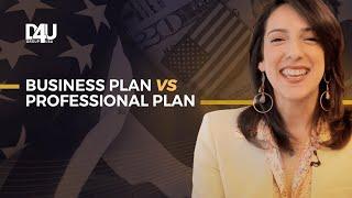 Business Plan VS Professional Plan