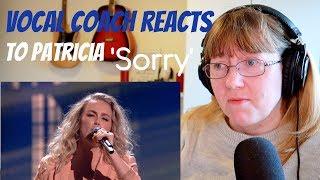 Vocal Coach Reacts to Patricia van Haastrecht – Sorry | TVOH | The Liveshows