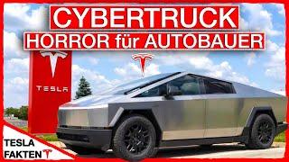 TESLA Cybertruck: GEFAHR für die klassichen Autobauer! (TSLA, Tesla, Cyberbeast, Auto Design)