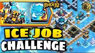 Easily 3 Star Ice Job Challenge in Clash Of Clans|coc new event attack tamil