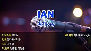 [하다지노래방] 정준일 - IAN MR (Gbm 여key) / 하다지MR