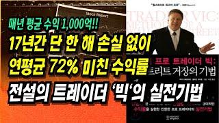 17년간 단 한 해 손실 없이 연평균 72%의 경이로운 수익! 전설의 프로 트레이더 빅 : 월스트리트 거장의 기법ㅣ빅터 스페란데오ㅣ부자회사원 주식투자 책 추천 강의 공부