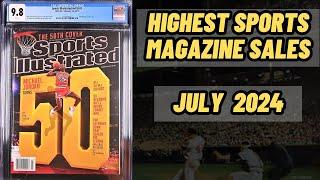 Sports Magazine Moguls #25 - Highest Sales of July 2024