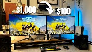 I Bought a $100 Gaming Monitor for my PC PS5 & Series S