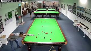 115 Break by Lee Hwa Meng vs Chia. JH Studio Kepong. 11th Feb 2025.