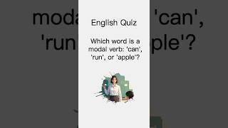 English Quiz - Modal Verb Identification  #english #vocabulary #englishgrammar #quiz #grammar #ielts