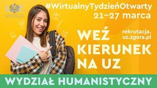 Wirtualny Tydzień Otwarty | Wydział Humanistyczny