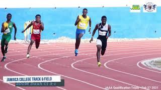 JAAA Qualification Trials Week 1 / Jamaica College 400m Hurdles, 200m 800m 400m Boys  -  Feb 27 2021