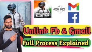 How To Unlink Fb & Gmail From BGMI 2023 Hindi | Pubg Se FB & Gmail Kaise Unlink kare 2023