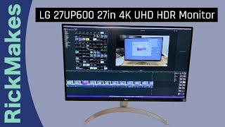 LG 27UP600 27in 4K UHD HDR Monitor