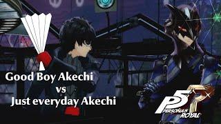 "Good boy" vs "Just everyday" Akechi