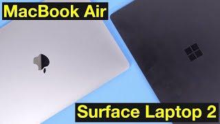 Microsoft Surface Laptop 2 vs MacBook Air