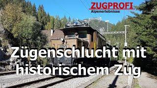 ZUGPROFI - Zügenschlucht mit historischem Zug