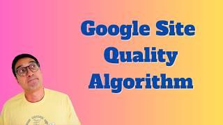 Google Site Quality Algorithm And The Baby Panda Revelation