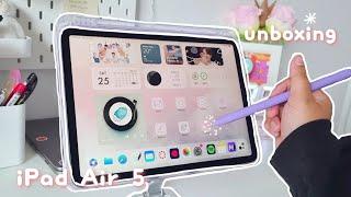 iPad Air 5 + Apple Pencil 2 Unboxing  and affordable accessories