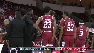 College Basketball - Utah State at Fresno State - February 27, 2024