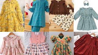 Winter baby girl dress designs 2024/winter baby clothes/winter Dress Designs for little girl