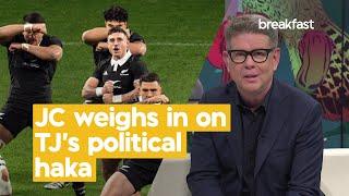 John Campbell backs ‘authentic’ TJ Parenara in All Blacks haka | TVNZ Breakfast