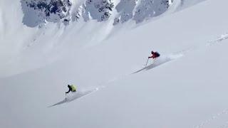 Mai visto sciare così in neve fresca  3 minuti con Patrick Baetz a St Anton Austria 