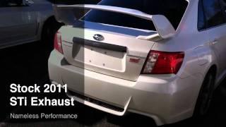 Nameless Performance AxleBack Exhaust vs. Stock