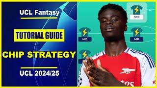 UCL Fantasy: CHIP STRATEGY | Champions League Fantasy Tips 2024/25