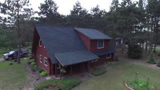 Perfect Green on Red! GAF Timberline HD,  Hunter Green shingles in Oak Grove, Minnesota!