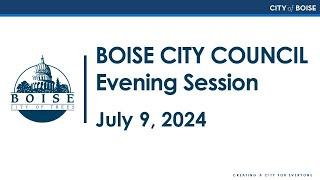 Boise City Council - Evening Session