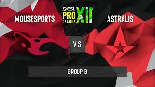 CS:GO - Astralis vs. mousesports [Dust2] Map 1 - ESL Pro League Season 12 - Group B - EU