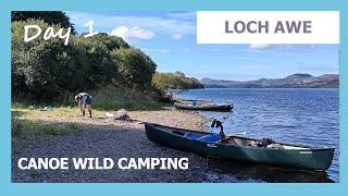 LOCH AWE | CANOE AND WILD CAMP EXPEDITION - Best canoeing in Scotland?
