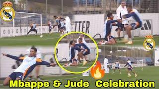 Wow!Mbappe and Bellingham INSANE Shooting Battle at TrainingSee Bellingham& Mbappe New Celebration