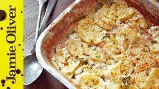 Jamie's Quick Potato Dauphinoise