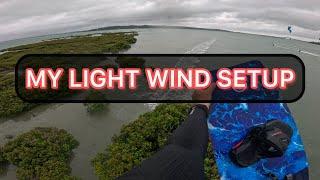 My Kite Setup - Plus Sized Kiter in Under 20 knots
