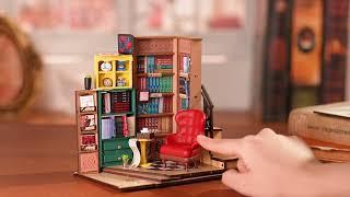 DIY Book Nook Kits - Shakespeare Library #diy #miniature #booknook #crafts