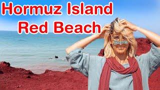 Blood Beach (red beach) of Hormuz island Iran 2022 ساحل سرخ هرمز